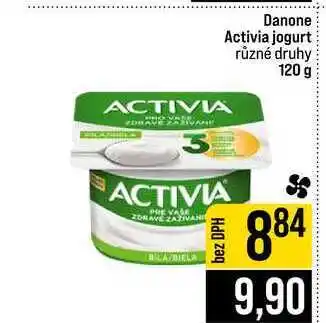 Jip Danone Activia jogurt různé druhy nabídka