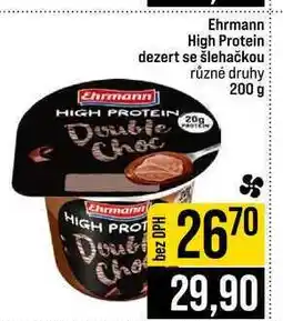 Jip Ehrmann High Protein dezert se šlehačkou různé druhy nabídka