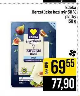 Jip Edeka Herzstücke kozí sýr 50% plátky nabídka
