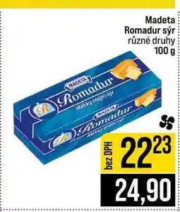 Jip Madeta Romadur sýr různé druhy nabídka