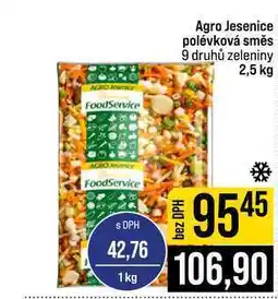 Jip Agro Jesenice polévková směs 9 druhů zeleniny nabídka