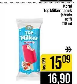 Jip Koral Top Milker nanuk jahoda toffi nabídka