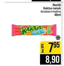 Jip Nestlé Kaktus nanuk broskev+malina 48ml nabídka