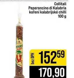 Jip Collitali Peperoncino di Kalabria koření kalabrijské chilli nabídka