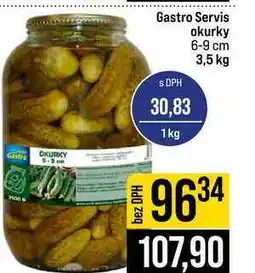 Jip Gastro Servis okurky 6-9 cm nabídka