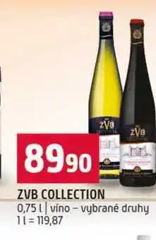 Terno ZVB COLLECTION 0,75l vino vybrané druhy nabídka