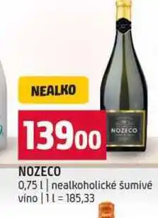 Terno NOZECO 0,75l nealkoholické šumivé vino nabídka