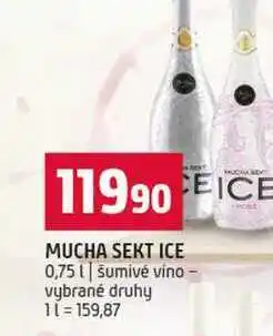 Terno MUCHA SEKT ICE 0,75l šumivé víno vybrané druhy nabídka