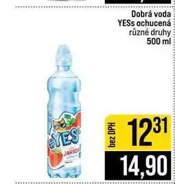 Jip Dobrá voda YESS ochucená různé druhy nabídka