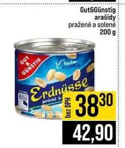Jip Gut&Günstig arašídy pražené a solené nabídka
