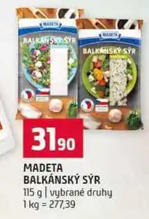 Terno MADETA BALKÁNSKÝ SÝR 115 g vybrané druhy nabídka