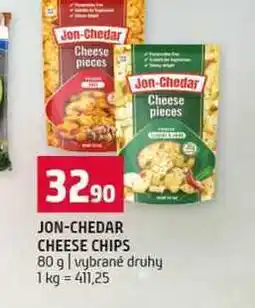 Terno JON-CHEDAR CHEESE CHIPS 80 g vybrané druhy nabídka