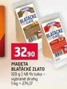 Terno MADETA BLAŤÁCKÉ ZLATO 120 g 48% tuku vybrané druhy nabídka