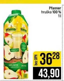 Jip Pfanner hruška 100% nabídka