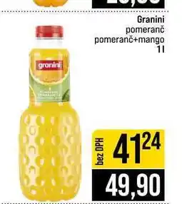 Jip Granini pomeranč pomeranč+mango 1l nabídka