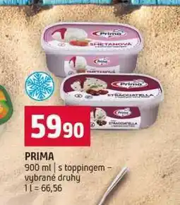 Terno PRIMA 900 ml s toppingem vybrané druhy nabídka