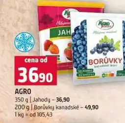 Terno AGRO 350 g Jahody 200 g Borůvky kanadské nabídka