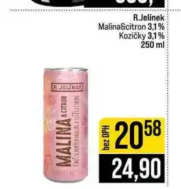 Jip R.Jelínek Malina&citron 3,1% Kozičky 3,1% nabídka