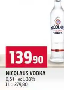 Terno NICOLAUS VODKA 0,5l vol. 38% nabídka
