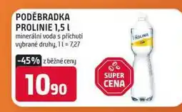 Terno PODĚBRADKA PROLINIE 1,5l minerální voda s příchutí vybrané druhy nabídka