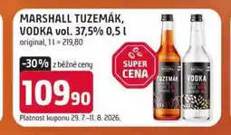 Terno MARSHALL TUZEMÁK, VODKA vol. 37,5% 0,5l original nabídka