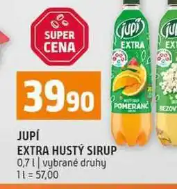 Terno JUPÍ EXTRA HUSTÝ SIRUP 0,7l vybrané druhy nabídka