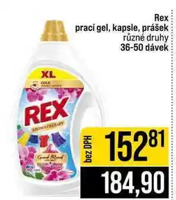 Jip Rex prací gel, kapsle, prášek různé druhy 36-50 dávek nabídka