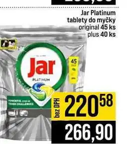 Jip Jar Platinum tablety do myčky original 45 ks plus 40 ks nabídka