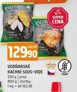 Terno VODŇANSKÉ KACHNÍ SOUS-VIDE 530 g prsa 800 g čtvrtky nabídka