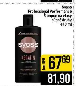 Jip Syoss Professional Performance Šampon na vlasy různé druhy nabídka