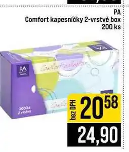 Jip PA Comfort kapesníčky 2-vrstvé box 200 ks nabídka