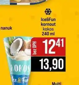 Jip Ice & Fur bez DPH Ice&Fun kornout kokos nabídka