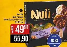 Jip Nestlé Nuii nanuk New Zealand honey nabídka