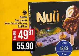 Jip Nestlé Nuii nanuk New Zealand honey nabídka