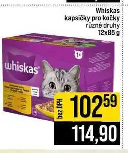 Jip Whiskas kapsičky pro kočky různé druhy nabídka