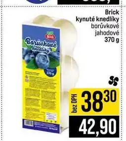 Jip Brick kynuté knedlíky borůvkové jahodové nabídka