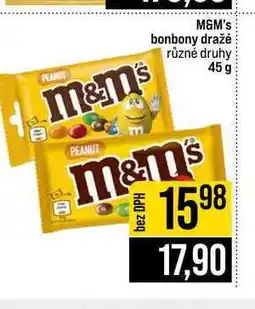 Jip M&M's bonbony dražé různé druhy nabídka