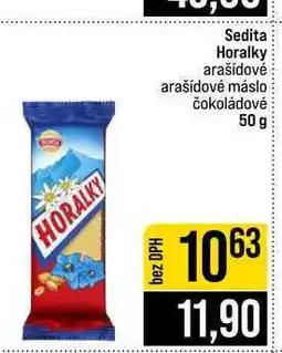 Jip Sedita Horalky arašídové arašídové máslo čokoládové nabídka