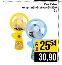 Jip Paw Patrol komprimát+hračka větráček 5g nabídka