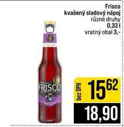 Jip Frisco kvašený sladový nápoj různé druhy nabídka