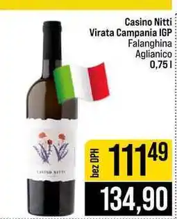 Jip Casino Nitti Virata Campania IGP Falanghina Aglianico nabídka