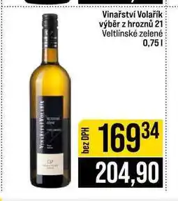 Jip Vinařství Volařík výběr z hroznů nabídka
