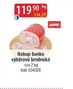Qanto Nakup šunka výběrová brněnská nabídka