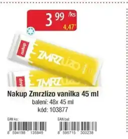 Qanto Nakup Zmrzlízo vanilka nabídka