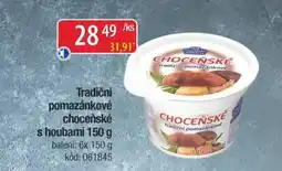Qanto Tradiční pomazánkové choceňské s houbami nabídka