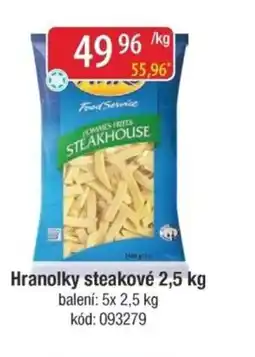 Qanto Aviko Hranolky steakové nabídka