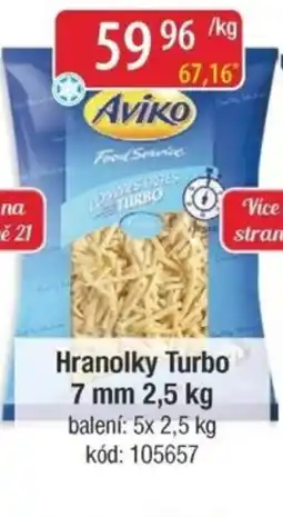 Qanto Aviko Hranolky Turbo 7 mm nabídka