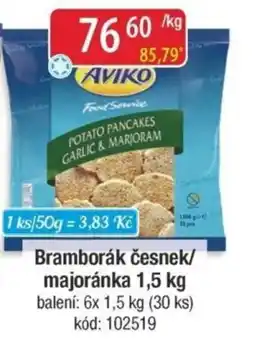 Qanto Aviko Bramborák česnek/ majoránka nabídka