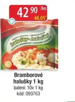 Qanto Bramborové halušky nabídka