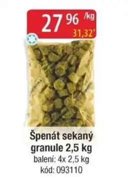 Qanto Špenát sekaný granule nabídka